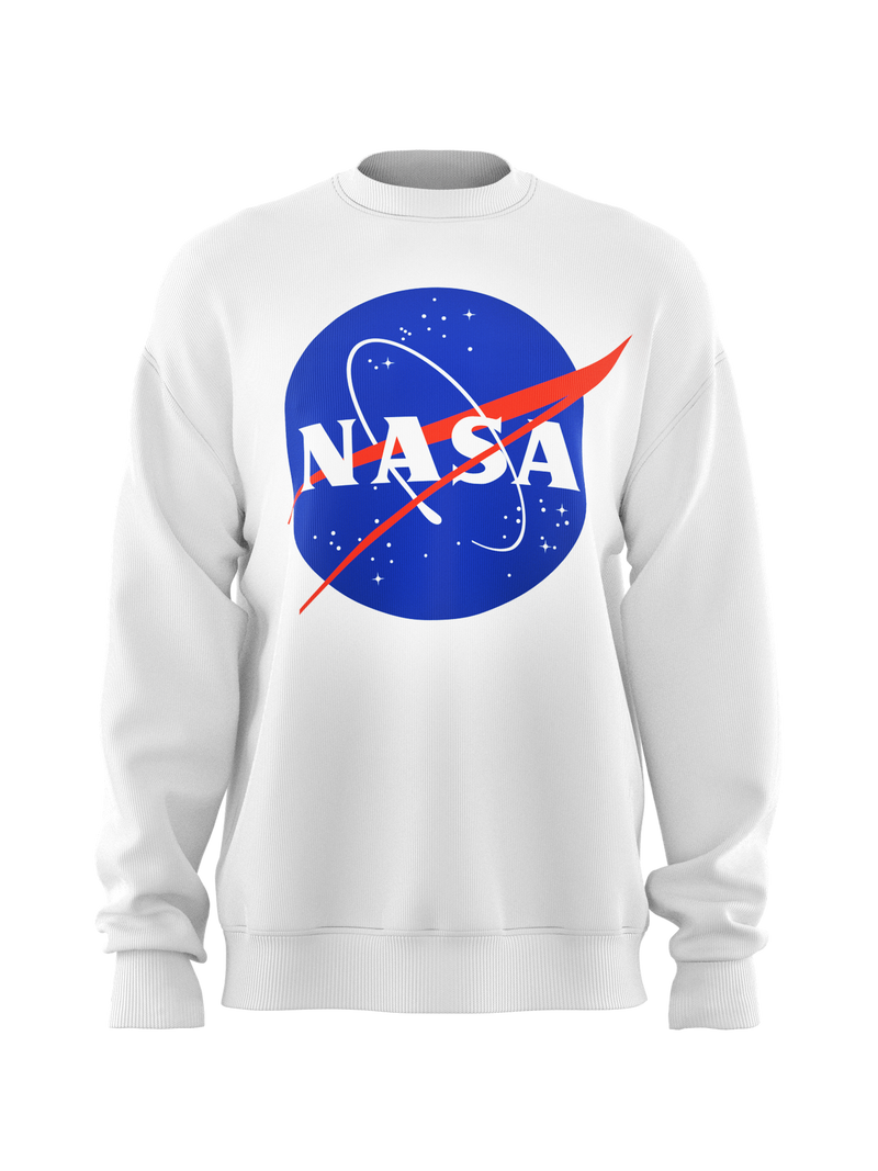 Sweatshirt NASA Insignia logo white