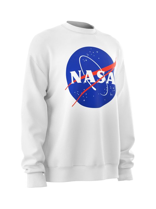 Sweatshirt NASA Insignia logo white