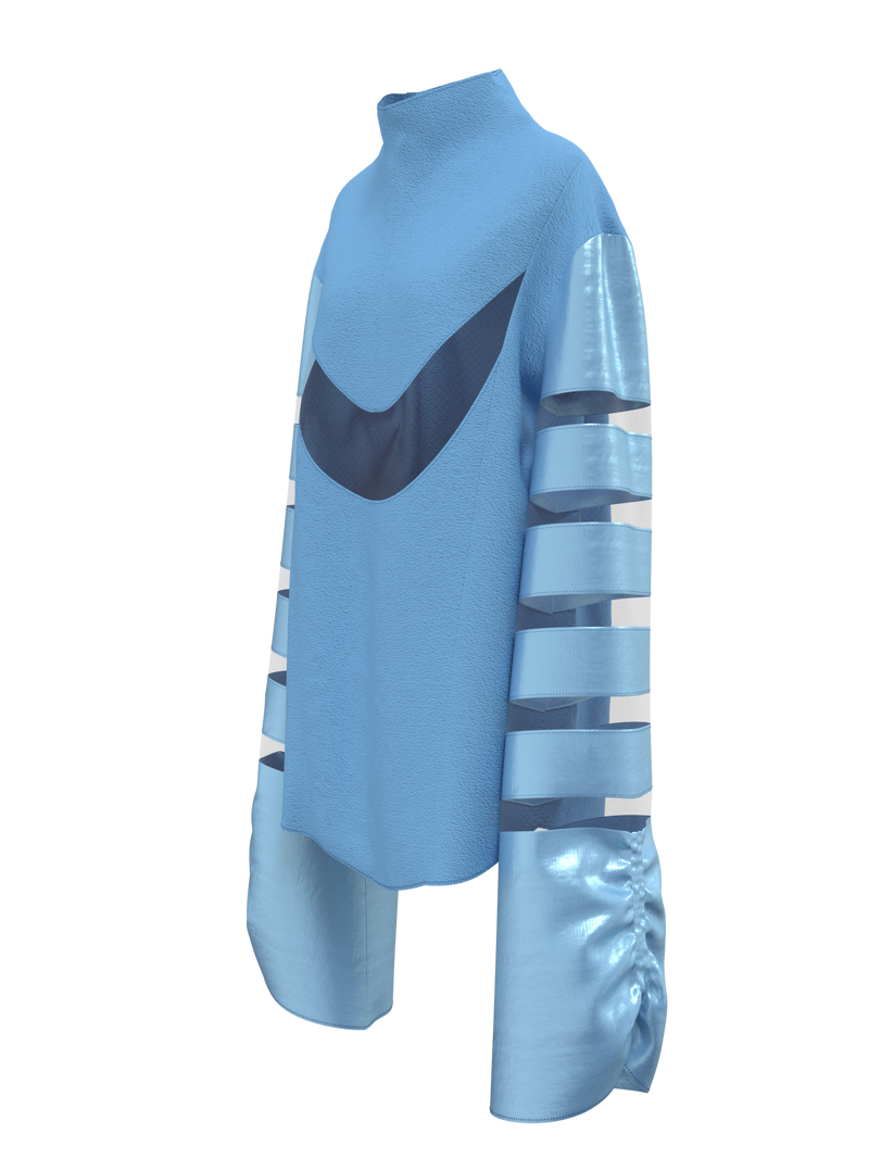 The Hole Coat Sky Blue