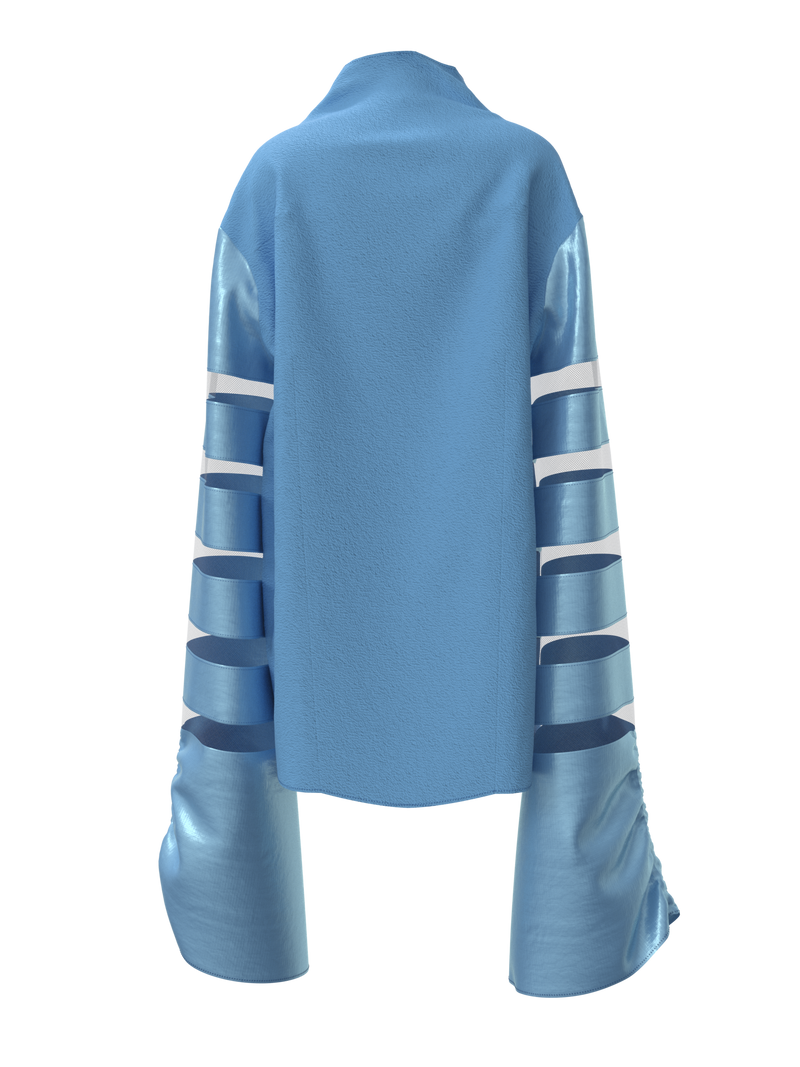 The Hole Coat Sky Blue