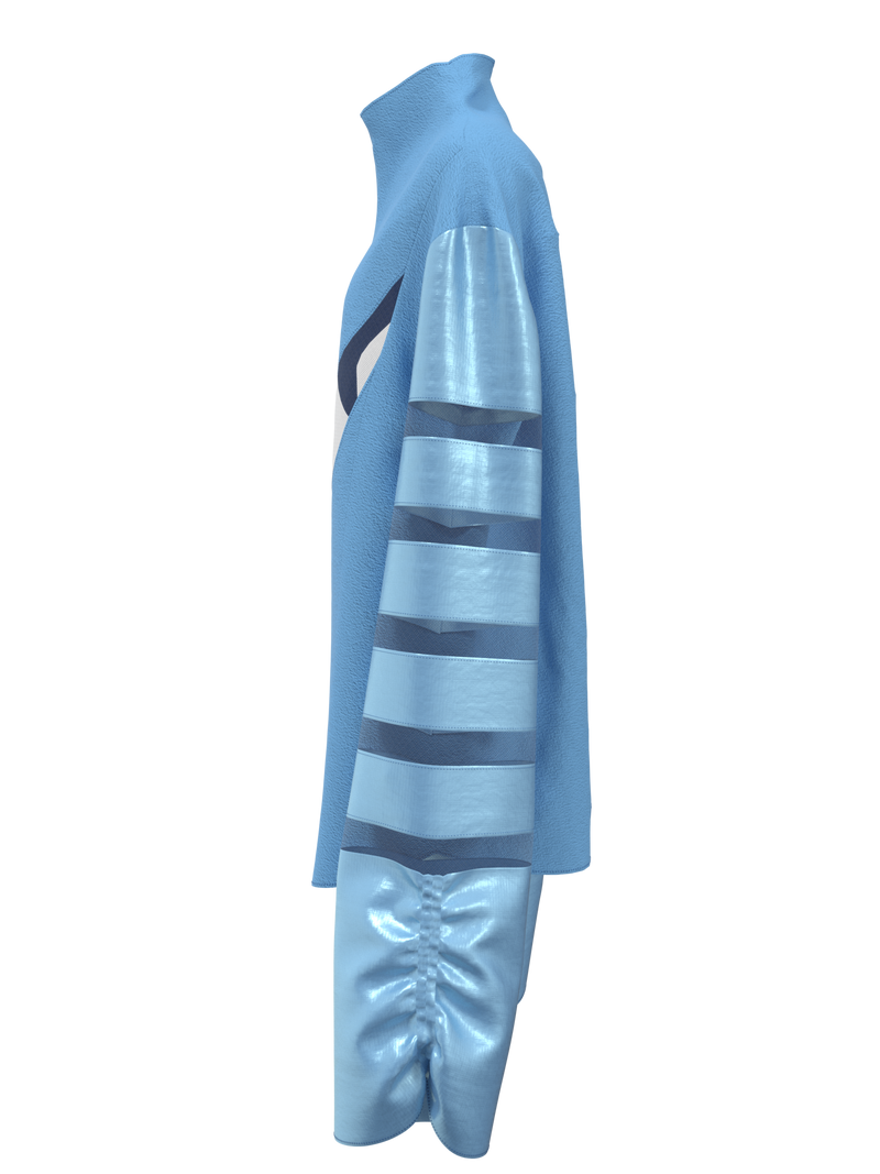 The Hole Coat Sky Blue