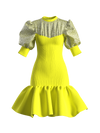 HADLEY SWEATER DRESS YELLOW