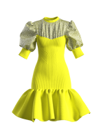 HADLEY SWEATER DRESS YELLOW