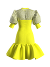 HADLEY SWEATER DRESS YELLOW