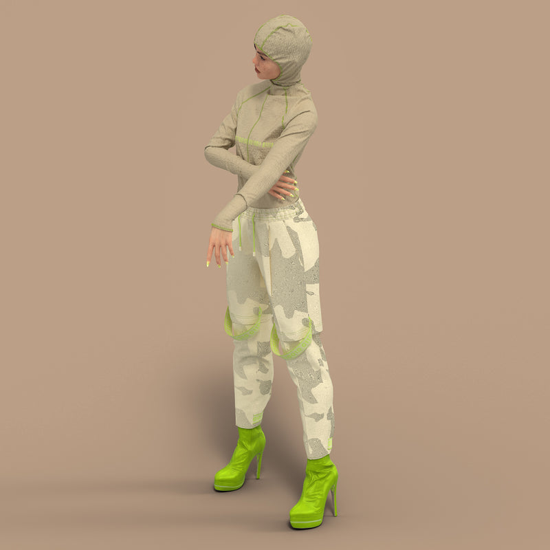 Unisex Pants Buttersand