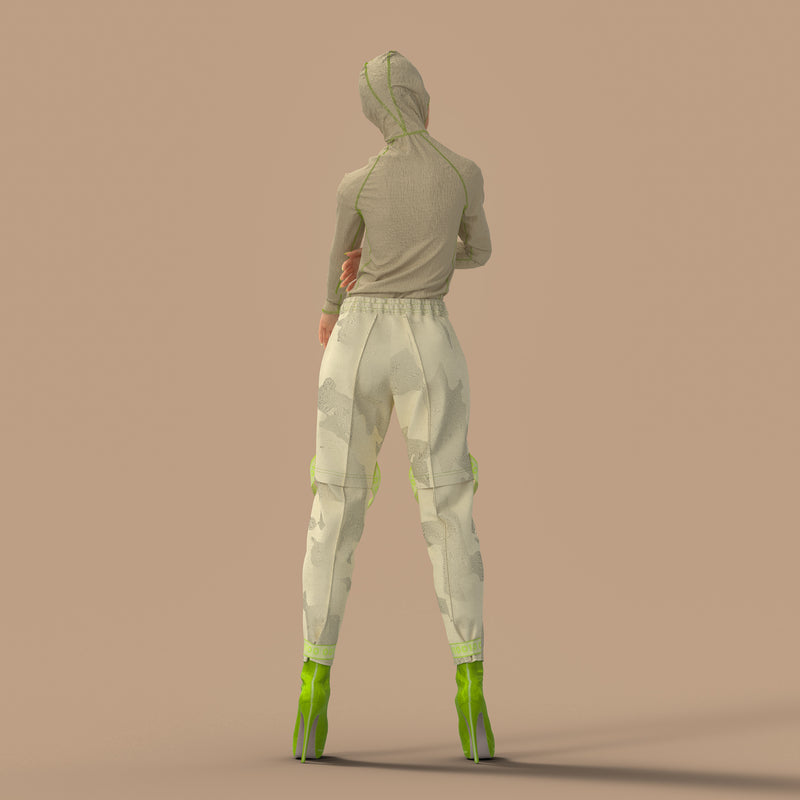Unisex Pants Buttersand