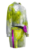 reflective shorts sport suit&banana bag