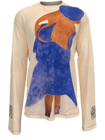 Longsleeve - Standing Girl, Back View