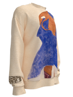 Sweatshirt - Standing Girl, Back View