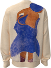 Sweatshirt - Standing Girl, Back View