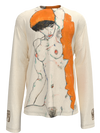 Longsleeve - Standing Nude with Orange Drapery