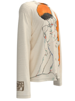 Longsleeve - Standing Nude with Orange Drapery