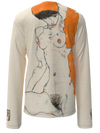 Longsleeve - Standing Nude with Orange Drapery