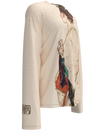 Longsleeve - Standing Nude woman with a Patterned Robe