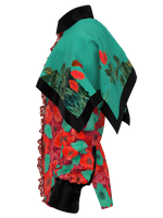 Floral Capelet Shirt