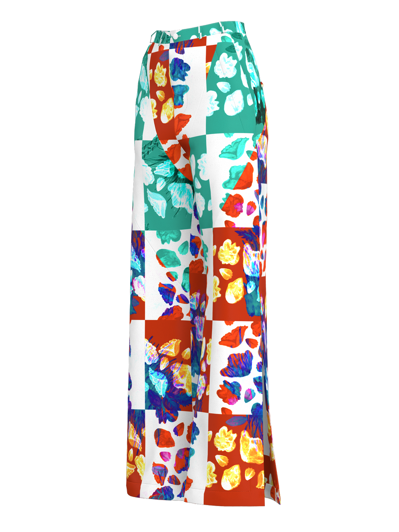 Floral Tile Trousers