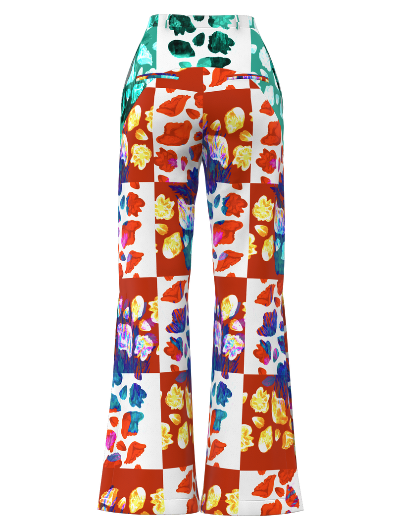 Floral Tile Trousers