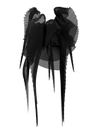 Pleated wings black