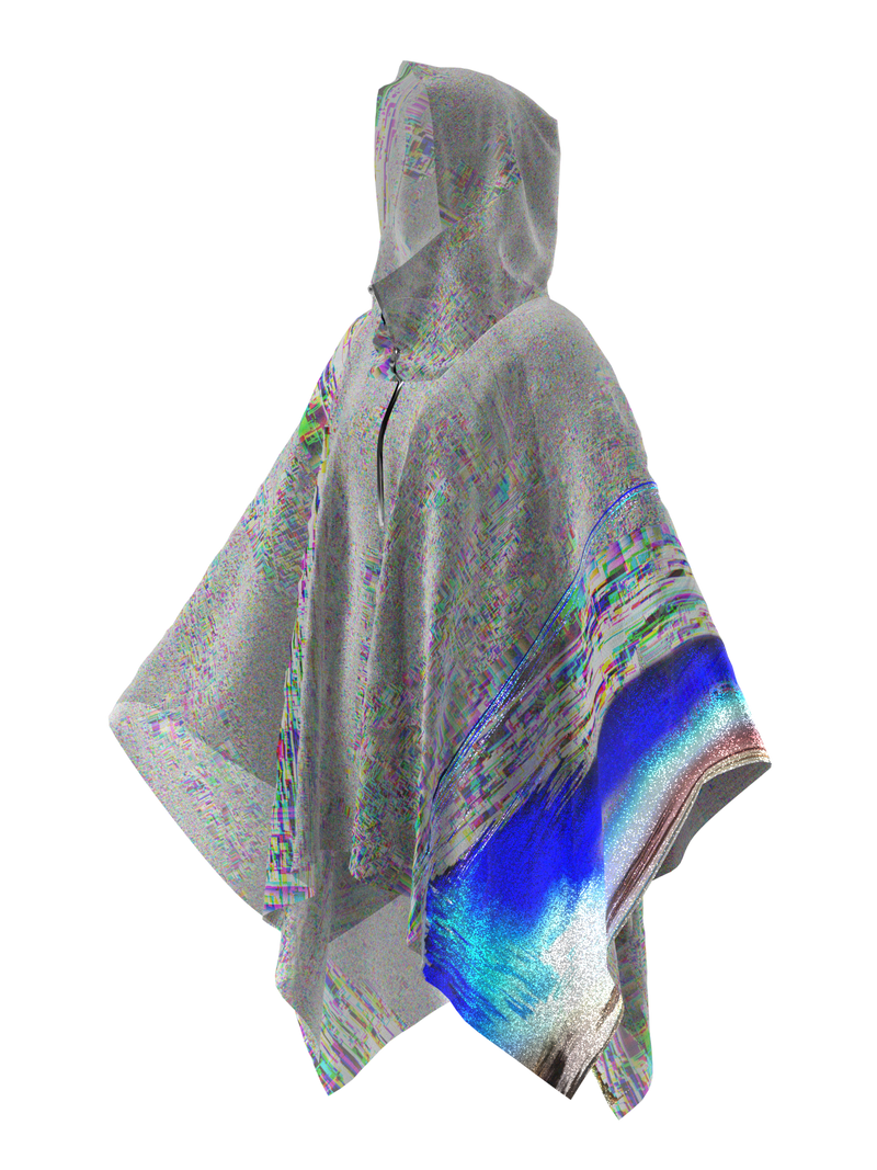 GRADIENT NOISE PONCHO