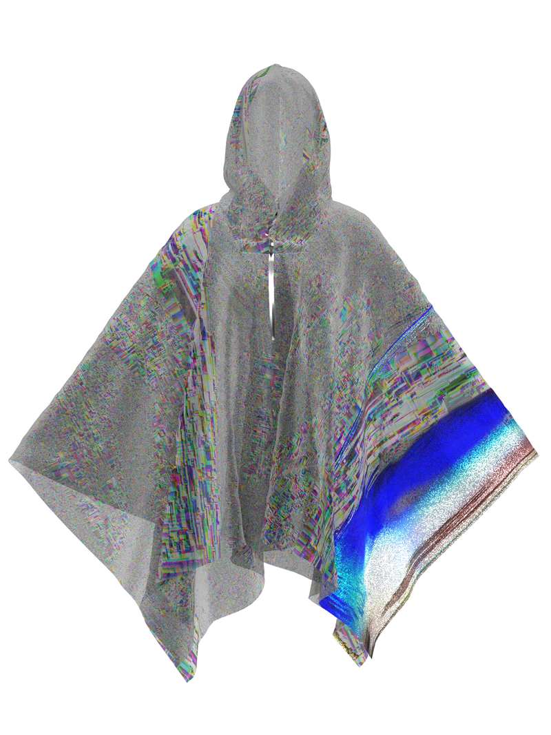 GRADIENT NOISE PONCHO