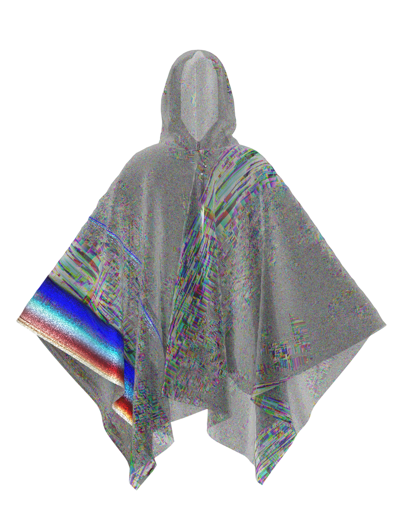 GRADIENT NOISE PONCHO