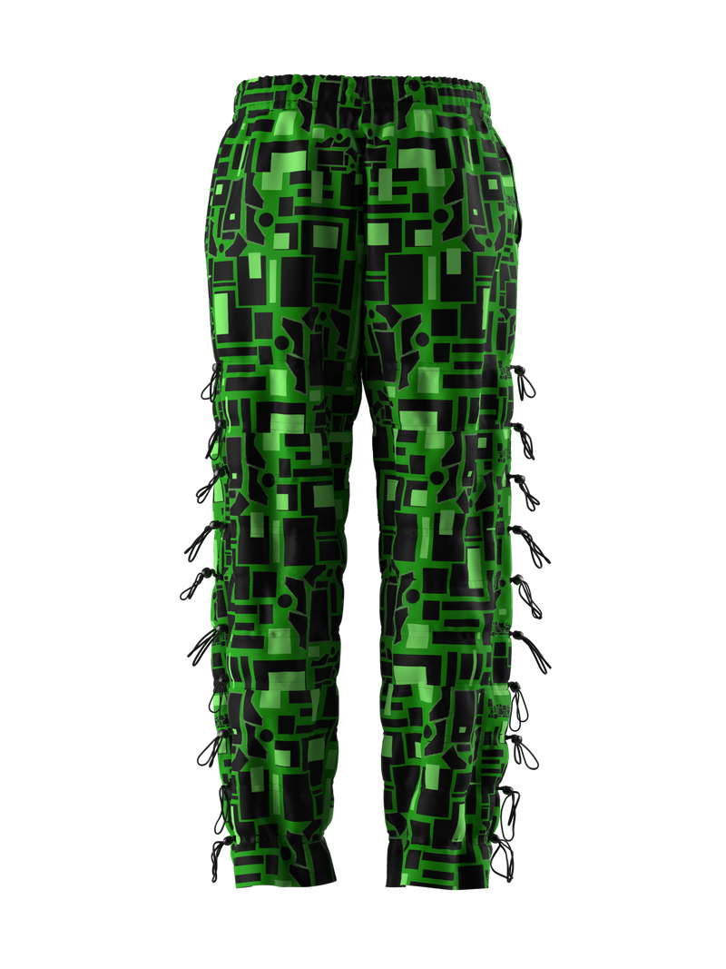 Green Matrix Joggers