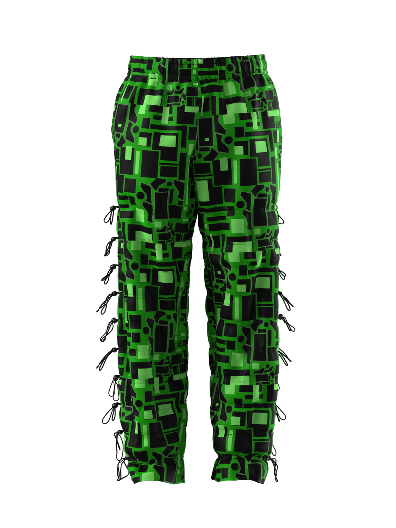 Green Matrix Joggers