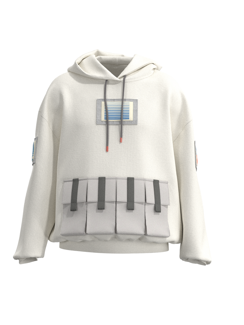 11:11 Hoodie blue stripes