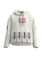 11:11 Hoodie red stripes