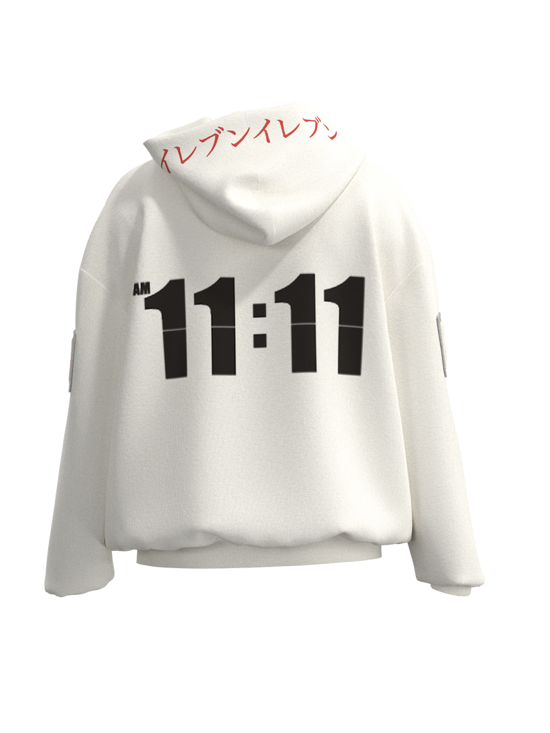 11:11 Hoodie blue stripes