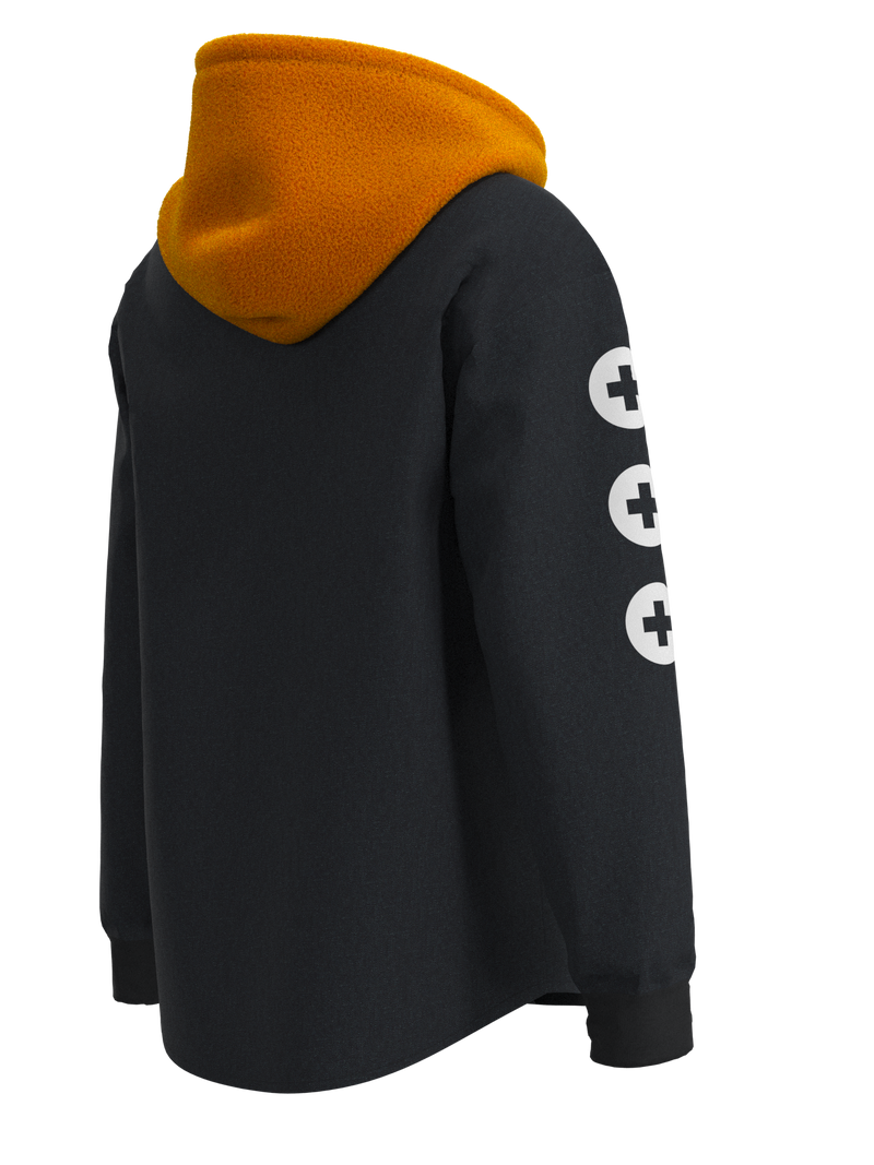 HOODIE-TEDDY_BRANDLEY_BLACK-ORANGE