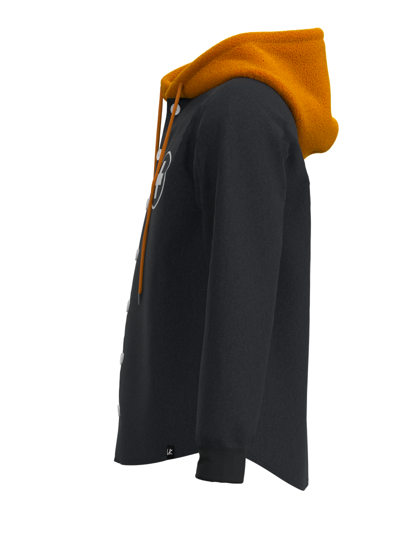 HOODIE-TEDDY_BRANDLEY_BLACK-ORANGE