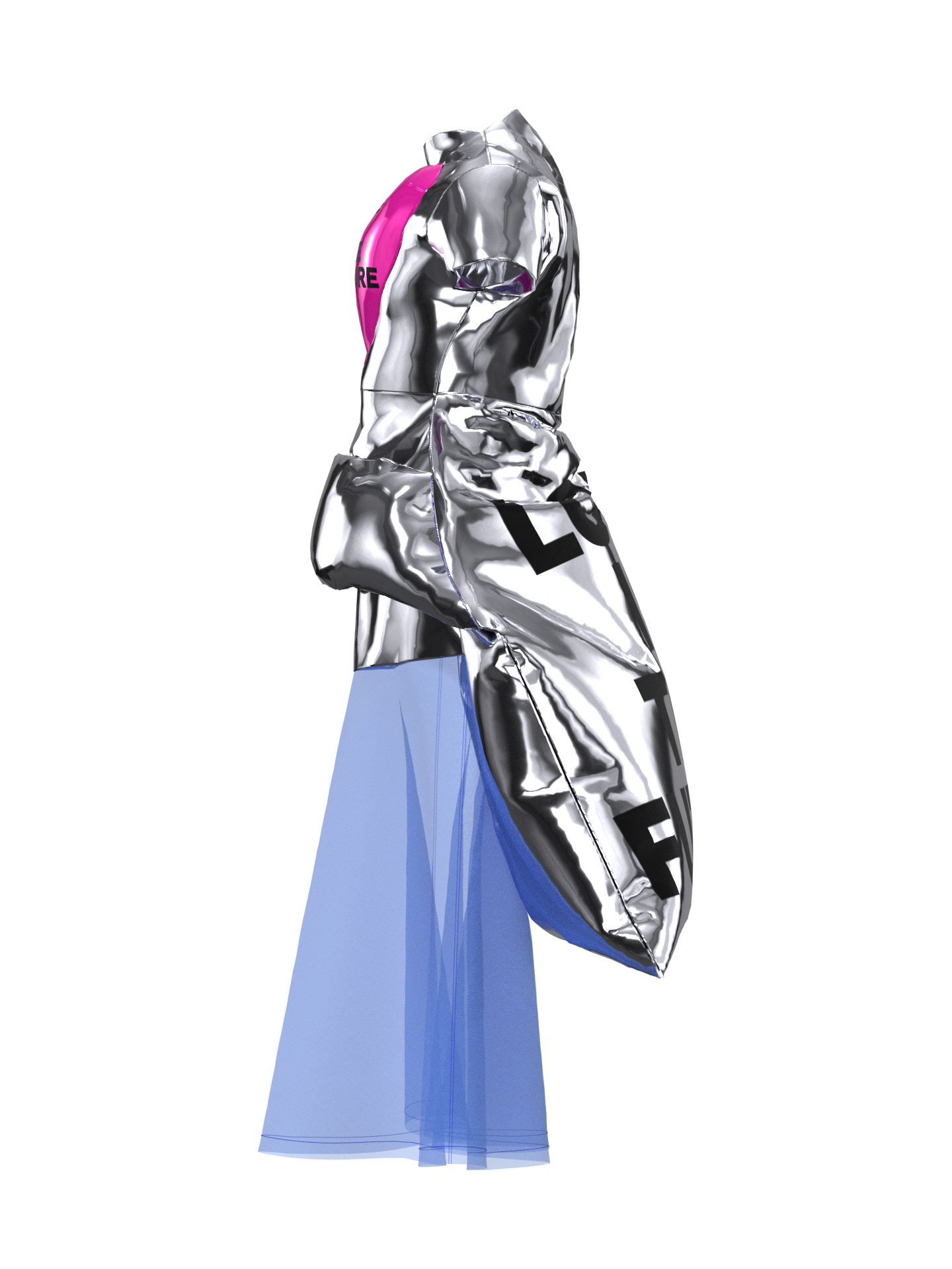 metal wedding dresses Daalarna wedding dress in Paris