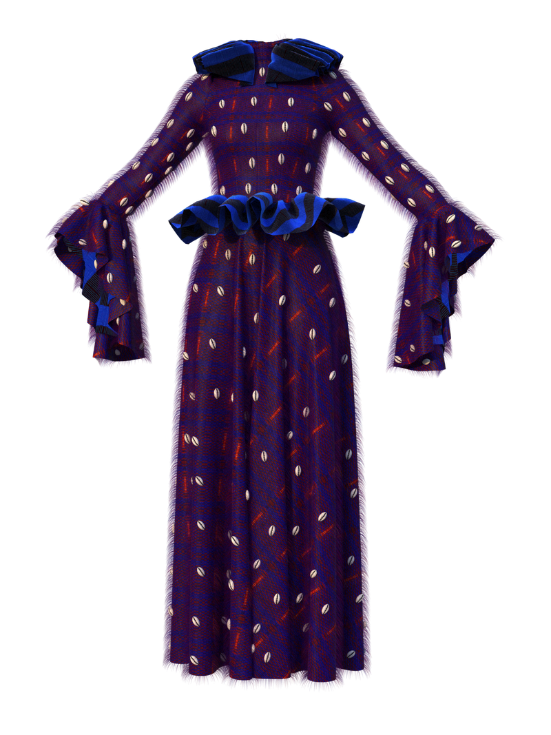 long sleeve shell dress Musera Resort Crochet Knit Plunge Neckline Shell Detail Long Sleeve Maxi Dress Beach Swim Cover Up Vacation Spring Summer Elegant Holiday Long Dress
