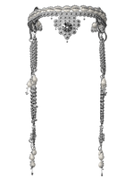 White Rushi Modular  Headpiece System