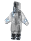 PANELKA PRINT JUMPSUIT AND TRANSPARENT RAINCOAT