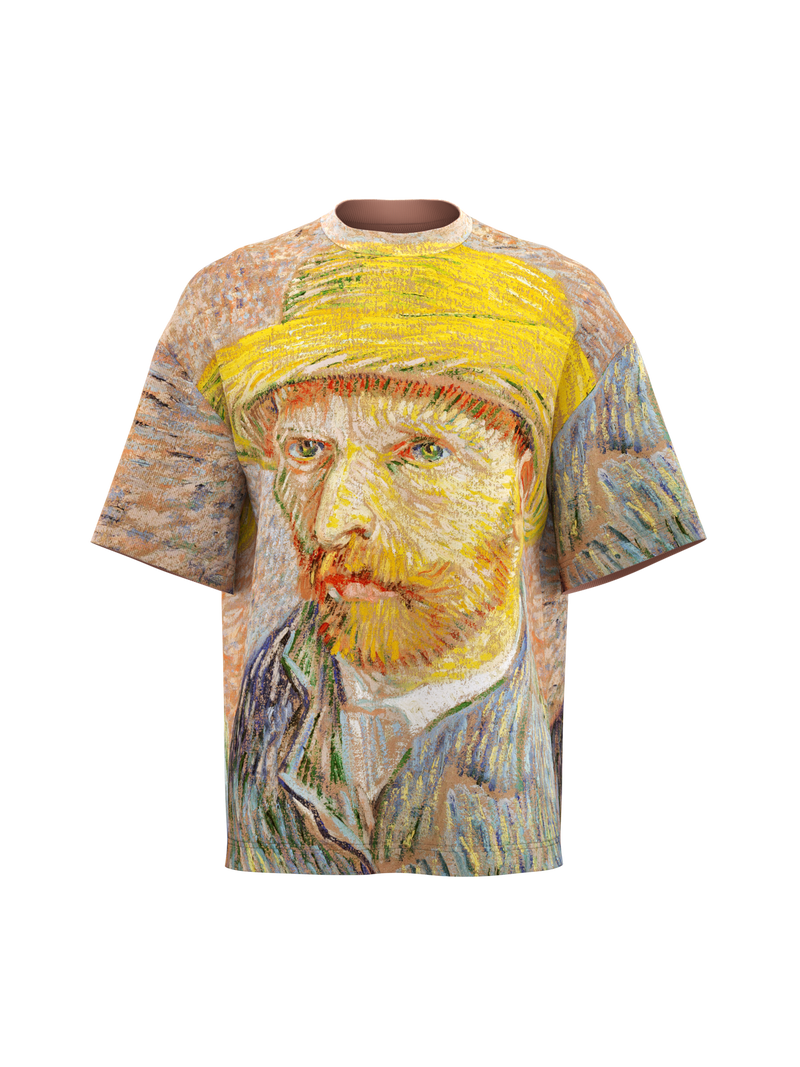 TSHIRT Oversize - Self-Portrait with a Straw Hat