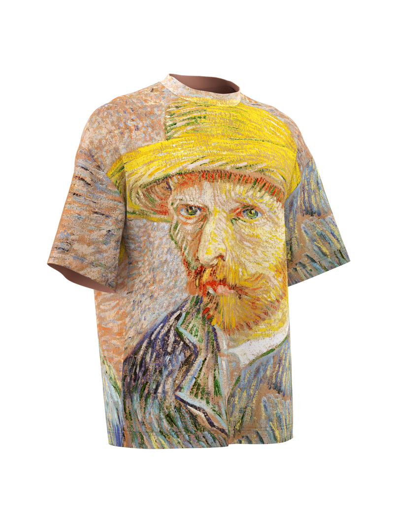 TSHIRT Oversize - Self-Portrait with a Straw Hat