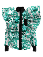 Printed Ruffle Shirt