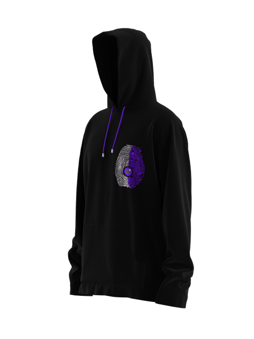 Spine or Technology? Purple Hoodie