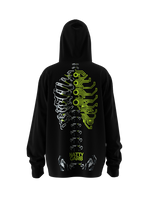 Spine or Technology? Green Hoodie