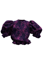 TIE-DYE TOP PURPLE