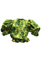 TIE-DYE TOP YELLOW/GREEN