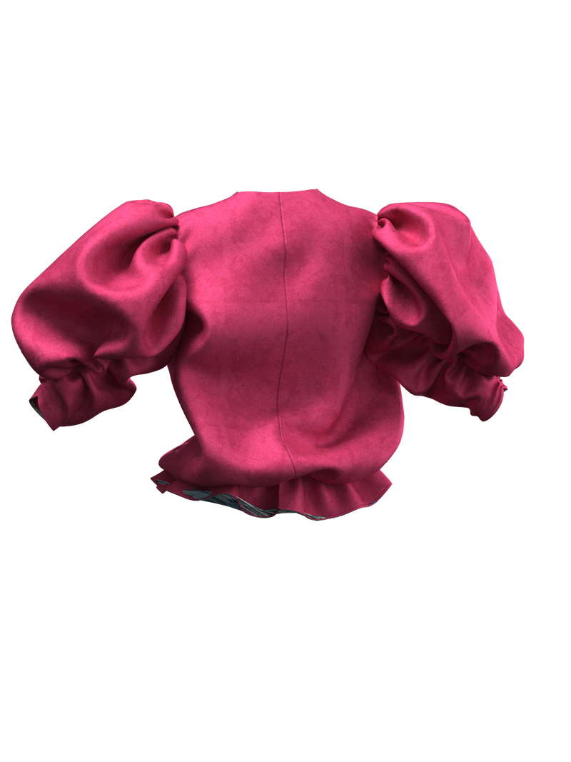 TIE-DYE TOP FUCHSIA