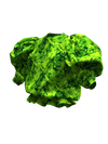 TIE-DYE TOP BRIGHT GREEN