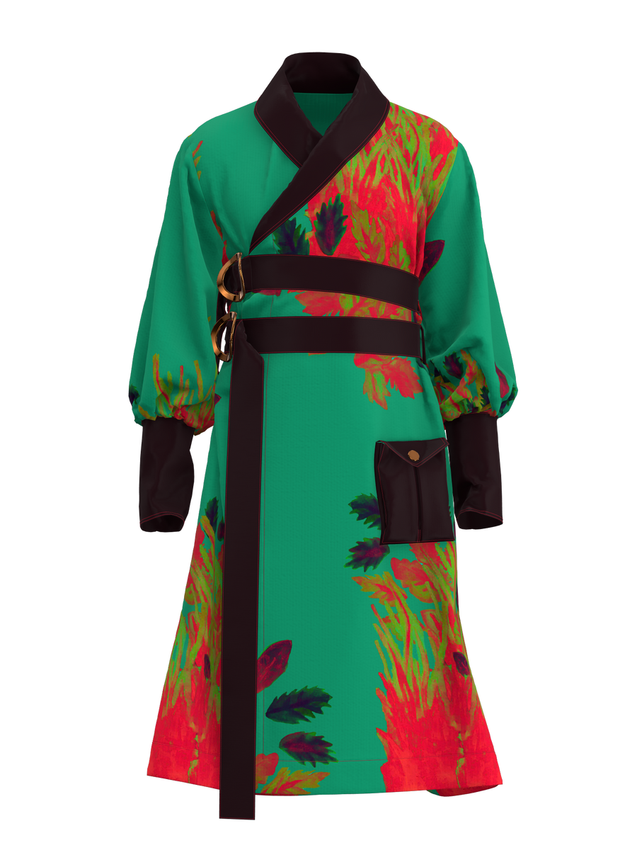 Woodland Belted Robe – DRESSX / More Dash Inc. dba DRESSX