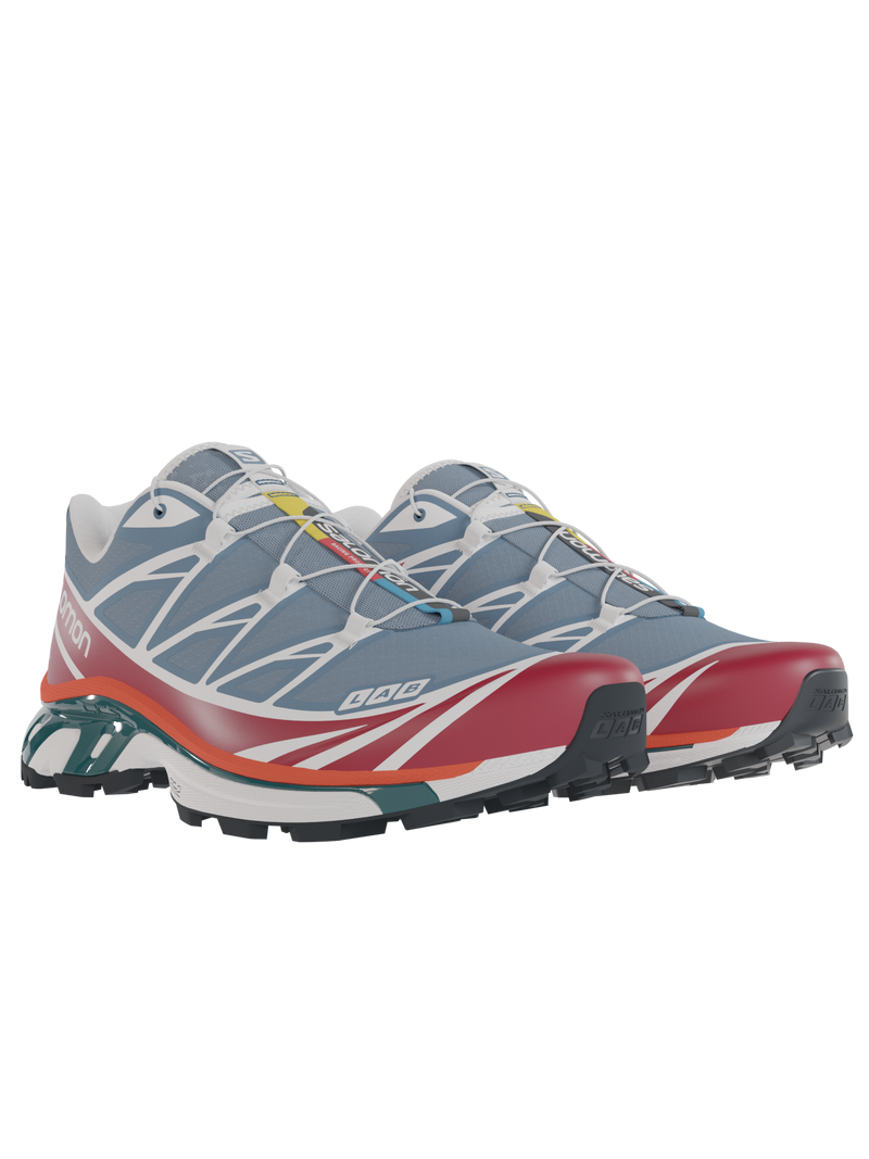 Salomon XT6 / 10 years Ashley Blue/White/Cherry Tomato