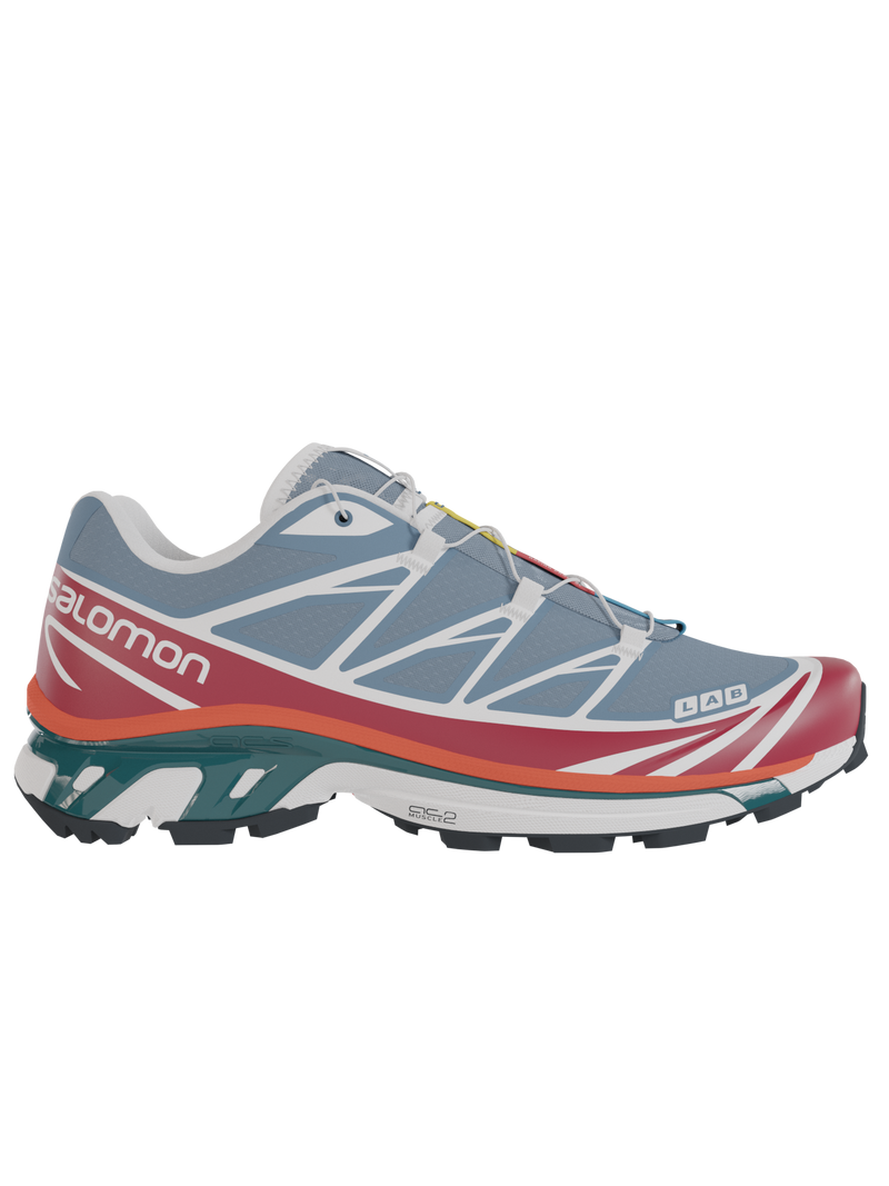 Salomon XT6 / 10 years Ashley Blue/White/Cherry Tomato