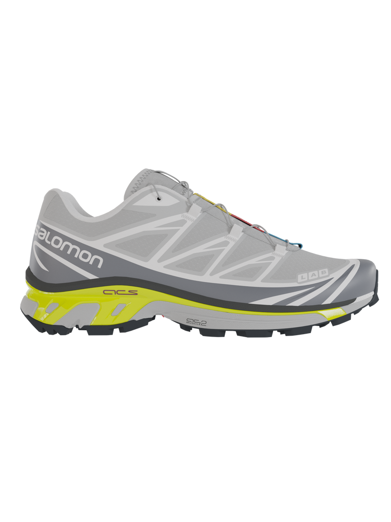 Salomon XT6 / 10 years Lunar Rock/Quiet Shade/Safety Yellow