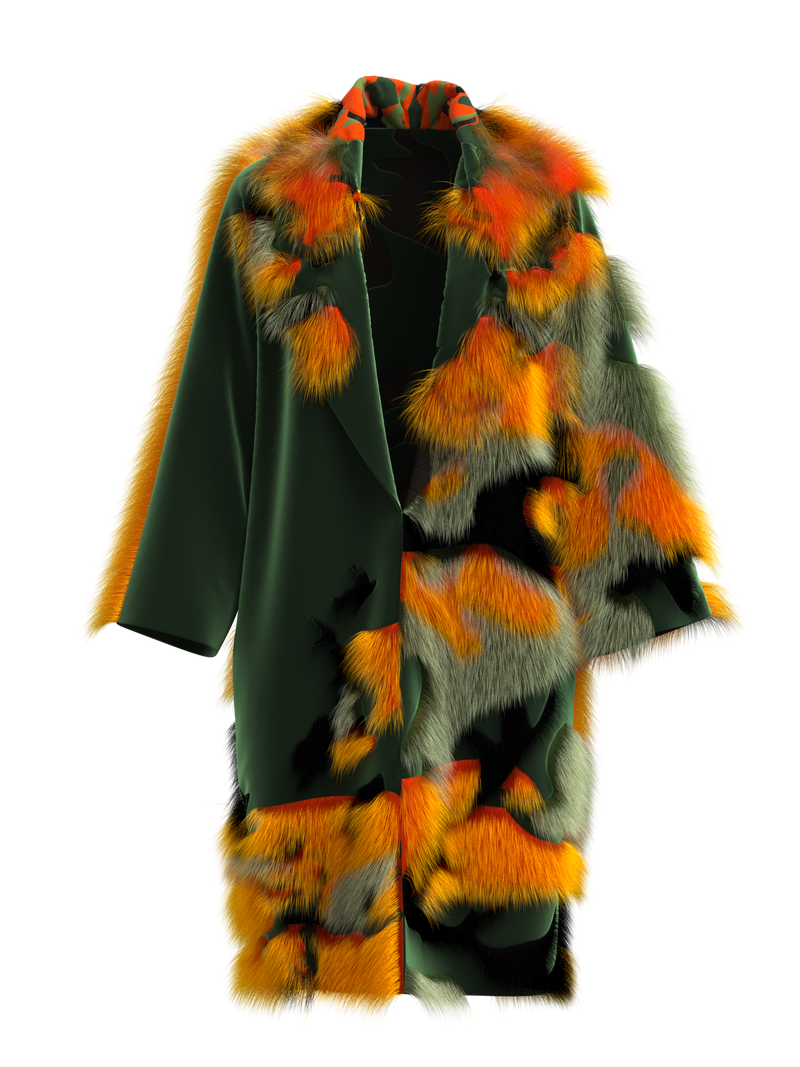 Soldier fur coat